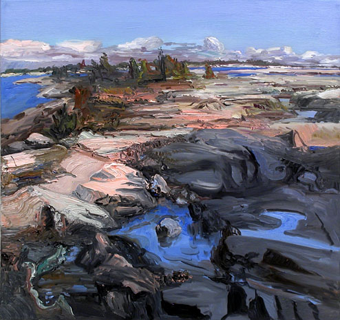 John Hartman: Black Rocks, Norgate Inlet, 2008