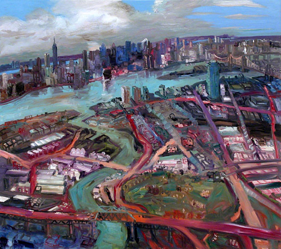 John Hartman: The East River and the BQE, 2008