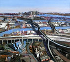 John Hartman: New York from above Newark, 2008