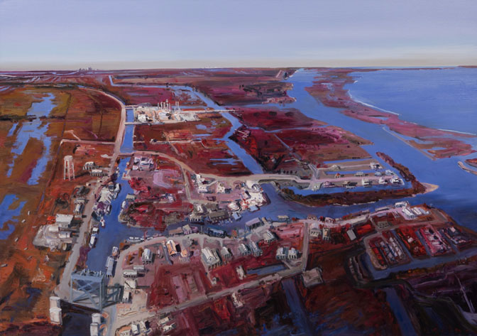 John Hartman: Yscloskey From Above, Looking North to New Orleans, 2013